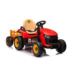 Traktor na akumulator s prikolicom BBH-030 - crveni