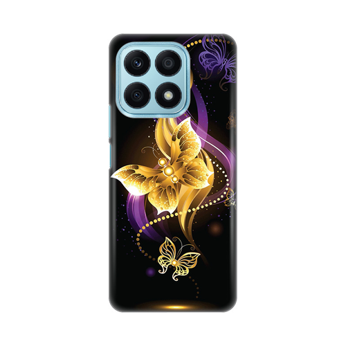 Torbica Silikonska Print Skin za Honor X8a Golden butterfly slika 1