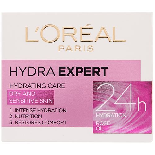 L'Oreal Paris Hydra Expert dnevna krema za suvu i osetljivu kožu 50ml slika 1