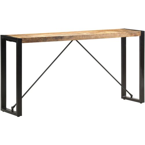 Konzolni stol 150 x 35 x 76 cm od masivnog drva manga slika 33