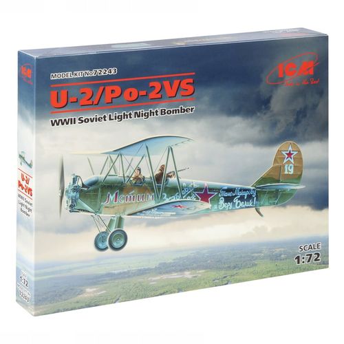 Model Kit Aircraft - U-2/Po-2VS WWII Soviet Light Night Bomber 1:72 slika 1