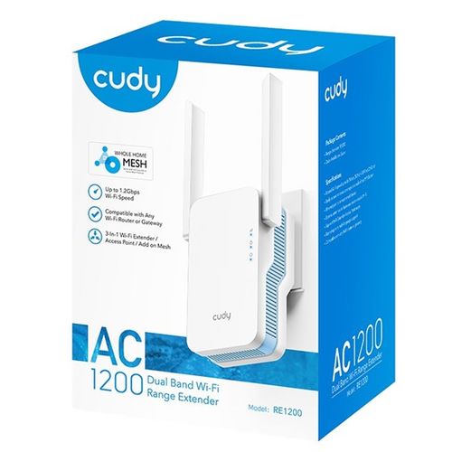 Wireless range extender CUDY RE1200, AC1200 Wi-Fi Mesh Range Extender slika 1