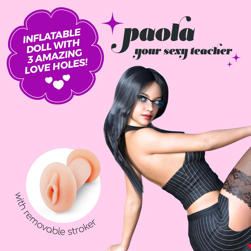 Lutka na napuhavanje masturbatorom Crushious - Paola The Teacher slika 15