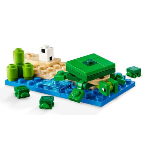 Playset Lego 21254 Minecraft Turtle Beach House slika 5