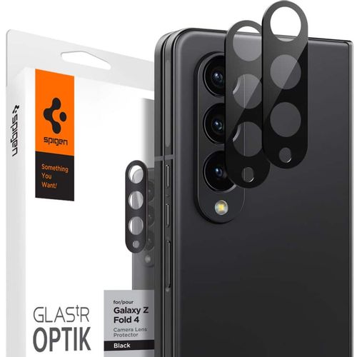 Spigen - Optik.TR staklo za kameru (2 kom) - Samsung Galaxy Z Fold 4 - crno slika 1