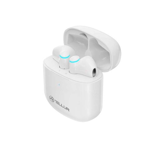 Tellur AURA TRUE WIRELESS earphones APP - WHITE slika 1