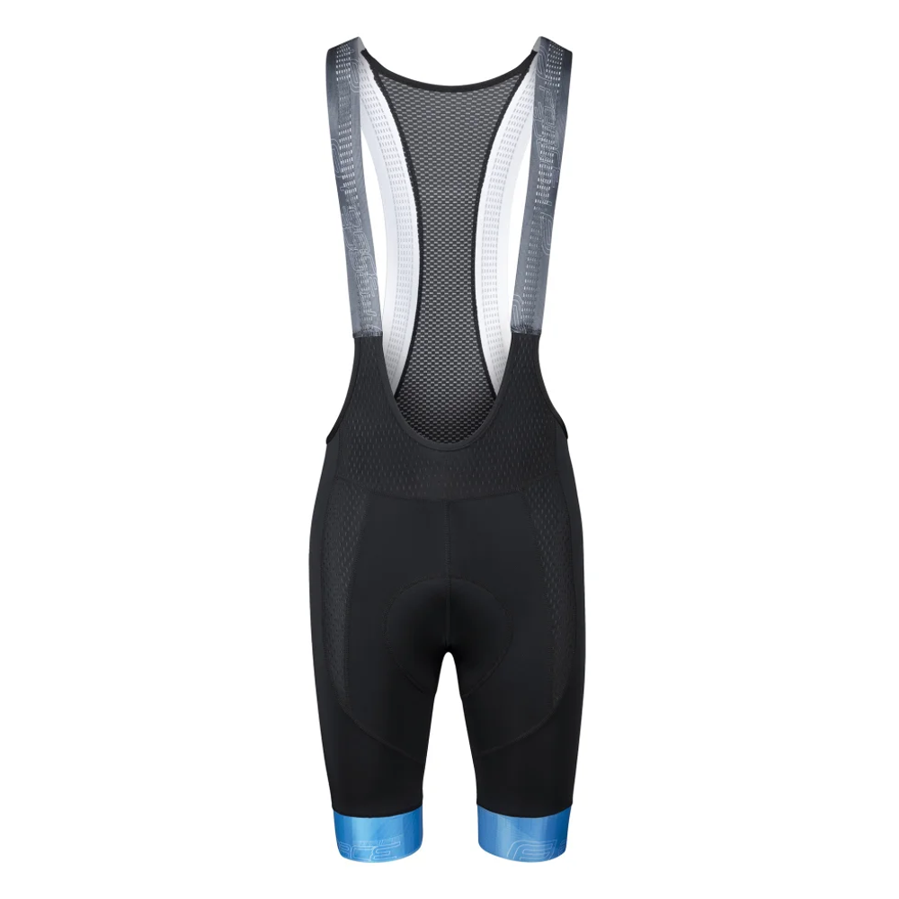 Force Biciklistički šorc sa tregerima Stripe Black/Blue slika 1