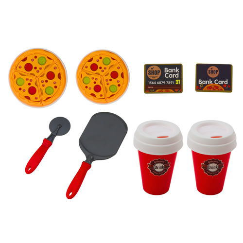 Pizza Shop set - Aparat za kavu, Pića, Kasa slika 3