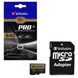 Memorijska kartica Verbatim #44034 micro SDXC 64GB Pro+ U3 AK_MED