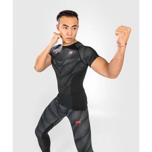 Venum Phantom Rashguard Kratki Rukav Crno-Crveni XXL