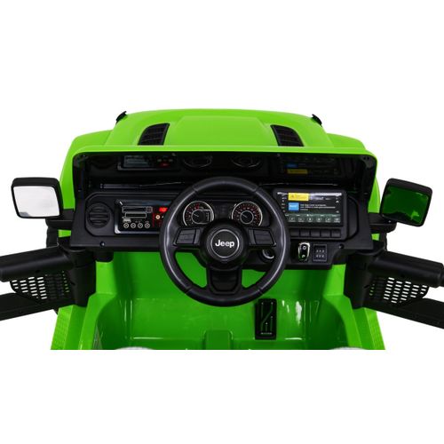 Licencirani auto na akumulator Jeep Wrangler Rubicon 4x4 - zeleni slika 7