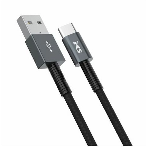 MS CABLE USB-A 2.0 -> USB-C, 1m, crni slika 1