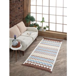 Tepih staza ESTRELLA 80x150 2115-B - Autunno Beige Turquoise 023741