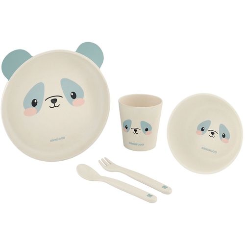 Kikka Boo set za jelo od bambusa Panda blue  slika 1