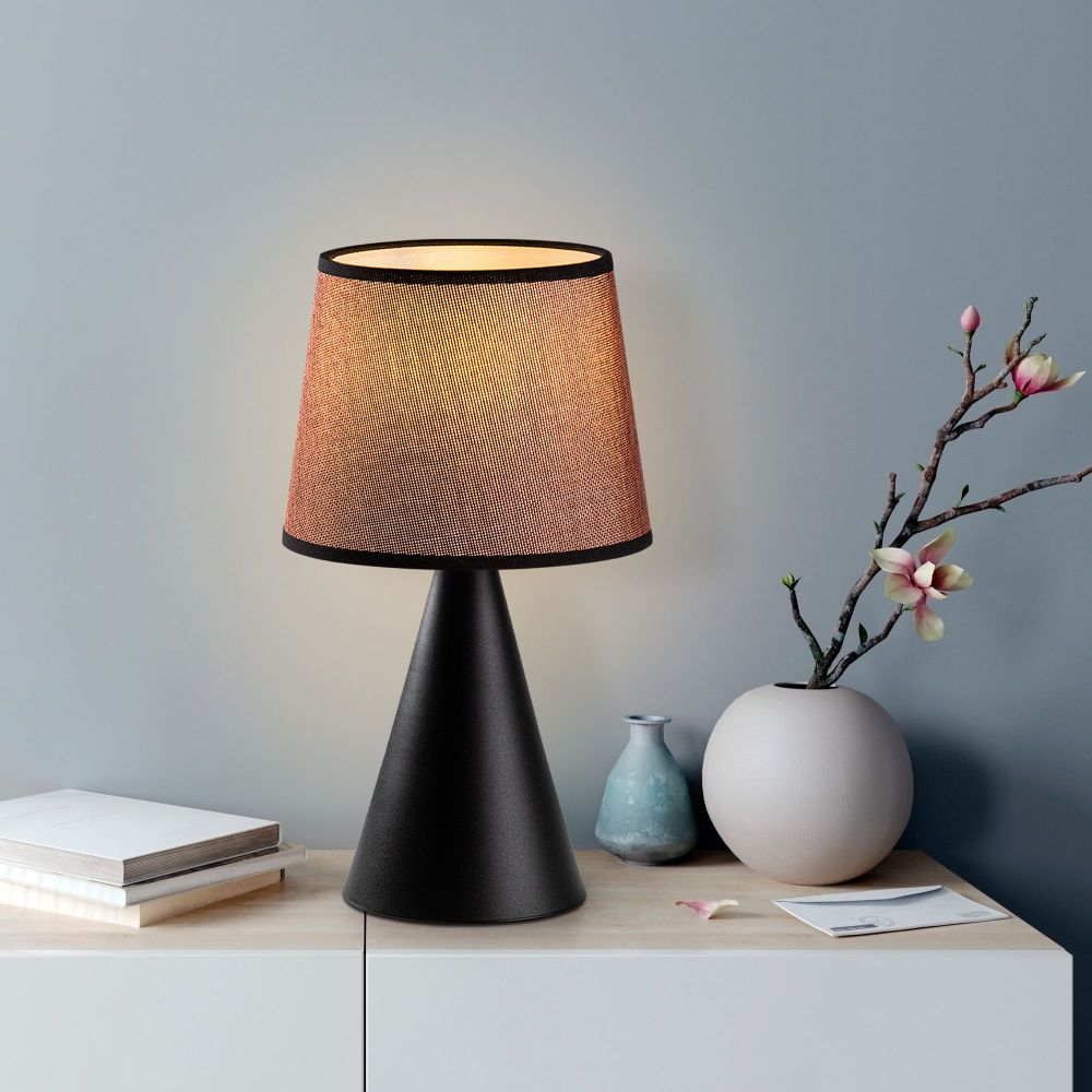 Kona - Crna i Smeđa Stolna Lampa 15481 slika 3