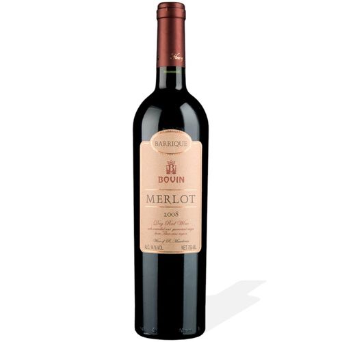 Bovin Vinarija Merlot Barrique Crno 0,75L slika 1