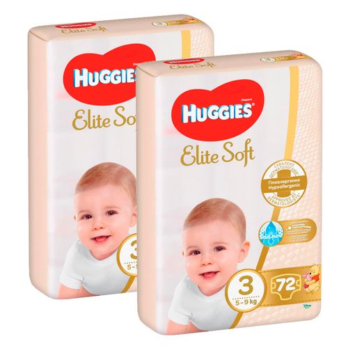 Huggies pelene  EliteSoft  Mega pakovanje Duo Pack slika 1