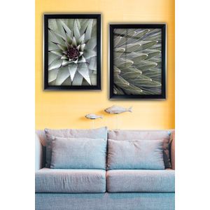 SGC7436502315343 Multicolor Decorative Framed Painting (2 Pieces)