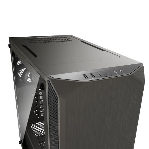 be quiet! BGW36 PURE BASE 500 Window Metallic Gray, MB compatibility: ATX / M-ATX / Mini-ITX, Two pre-installed be quiet! Pure Wings 2 140mm fans, including space for water cooling radiators up to 360mm slika 4