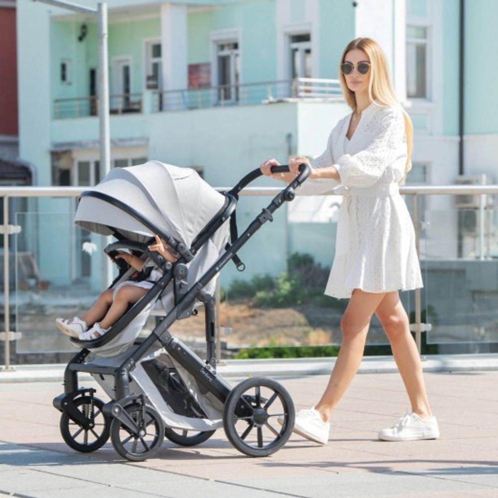 Kikka Boo Kolica Darling 3U1, Black slika 5