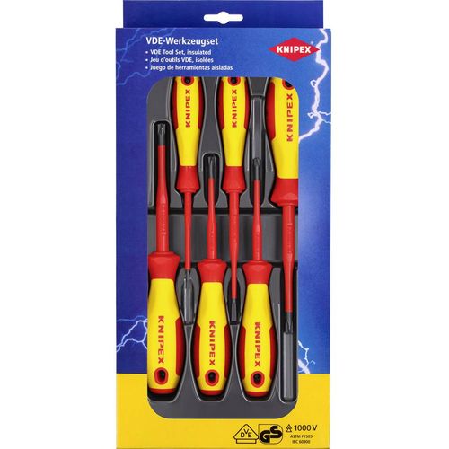 Knipex  vde komplet odvijača 6-dijelni plus/minus slika 1