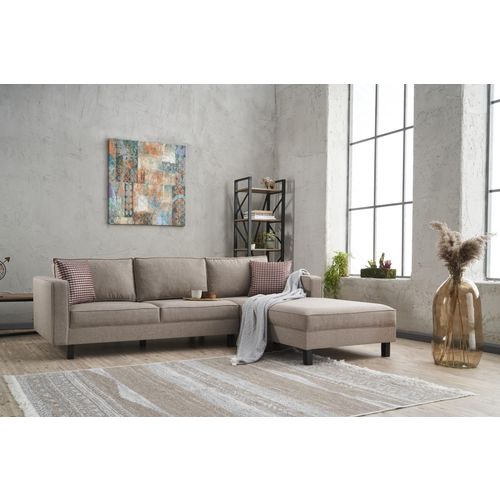 Atelier Del Sofa Kutna garnitura KALE LINEN, desna, krem, Kale Linen Right - Cream slika 2