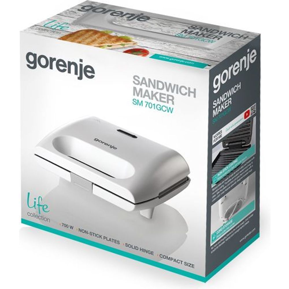 Gorenje Sendvič toster SM701GCW  slika 3