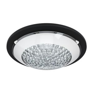 Eglo Acolla 1 plafonjera/1, led, 11w, 950lm, prom 290, crna/staklo/kristali 