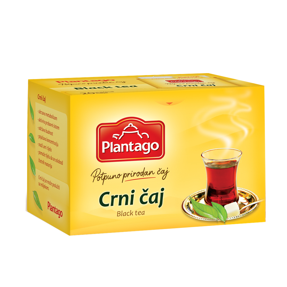 Plantago čaj Crni 40g slika 1