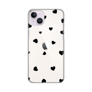 Torbica Silikonska Print Skin za iPhone 14 Plus 6.7 Hearts