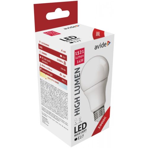 Avide LED SMD E27 sijalica 1521lm 3K 14W slika 1