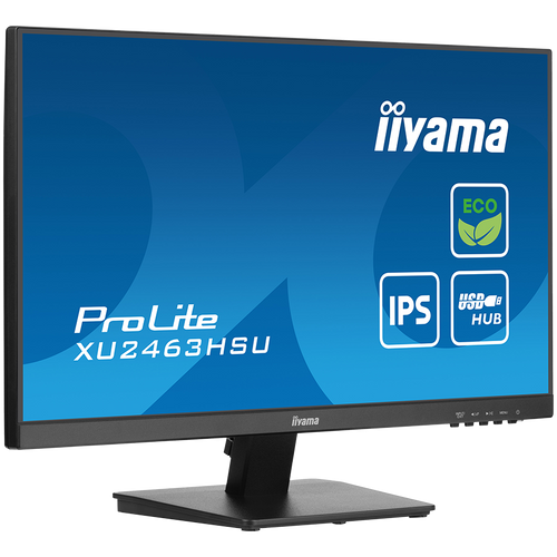 iyama ProLite XU2463HSU-B1 - LED monitor24" (23.8" viewable) 1920 x 1080 Full HD (1080p) @ 100 Hz IPS 250 cd/m² 1300:1 3 ms HDMI DisplayPort speakers black matte slika 2