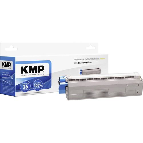 KMP toner zamijenjen OKI 44844614 kompatibilan purpurno crven 7300 Stranica O-T47 slika 1