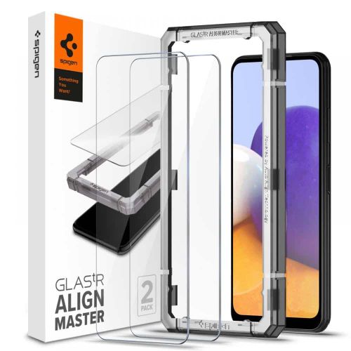 SPIGEN ALM GLAS.TR KALJENO STAKLO 2-kom za SAMSUNG GALAXY A22 5G slika 1