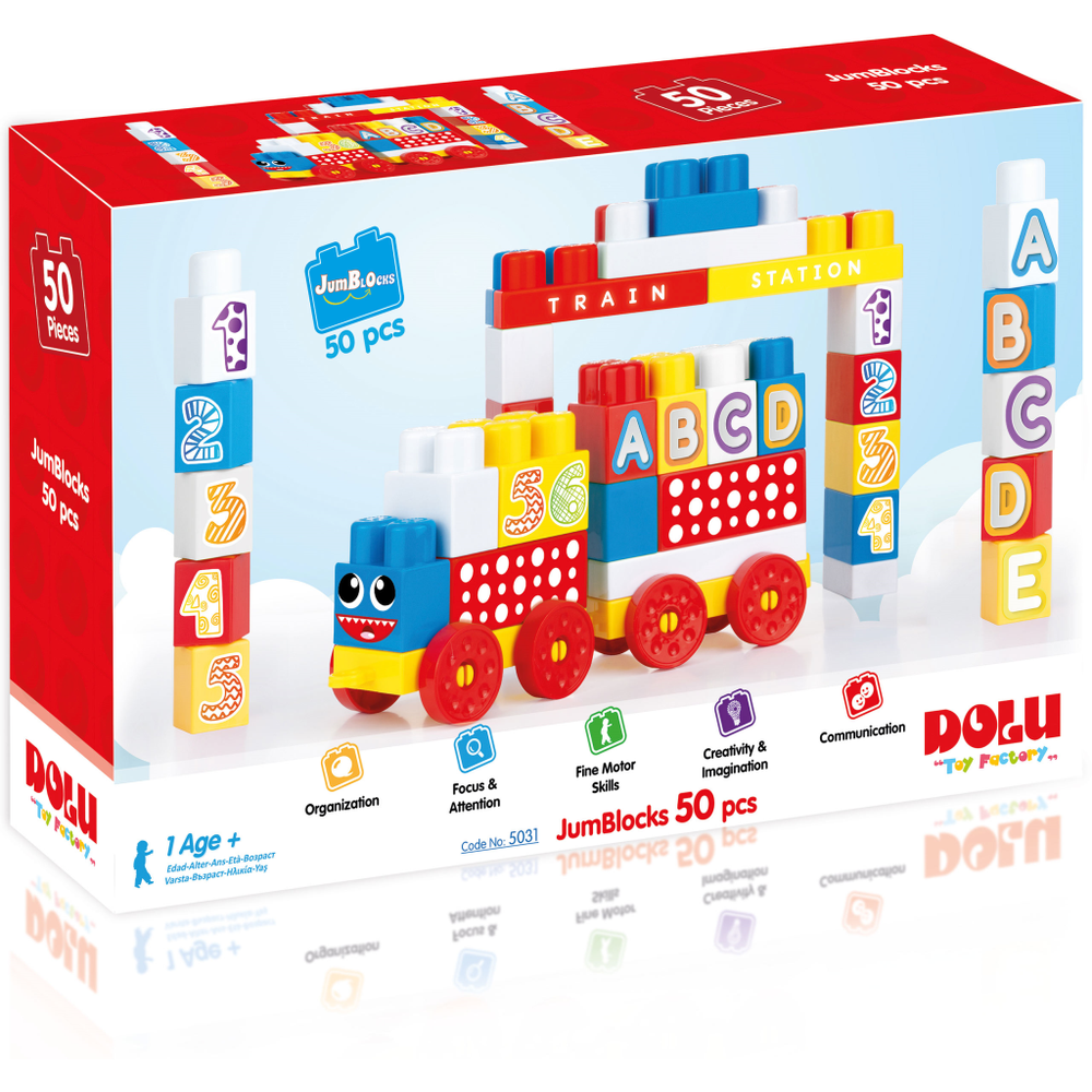 Dolu 5031 Kocke Vlak 50Kom slika 1