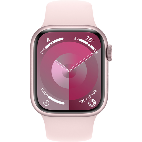 Apple Watch S9 GPS 41mm Pink Alu Case w Light Pink Sport Band - M/L slika 2