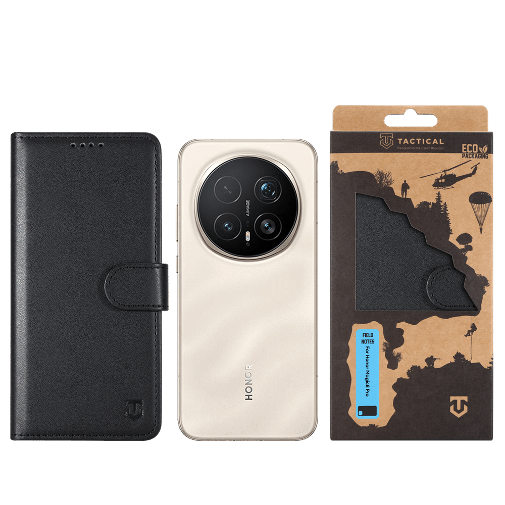 Tactical Field preklopna maska za Honor Magic8 Pro crna slika 2