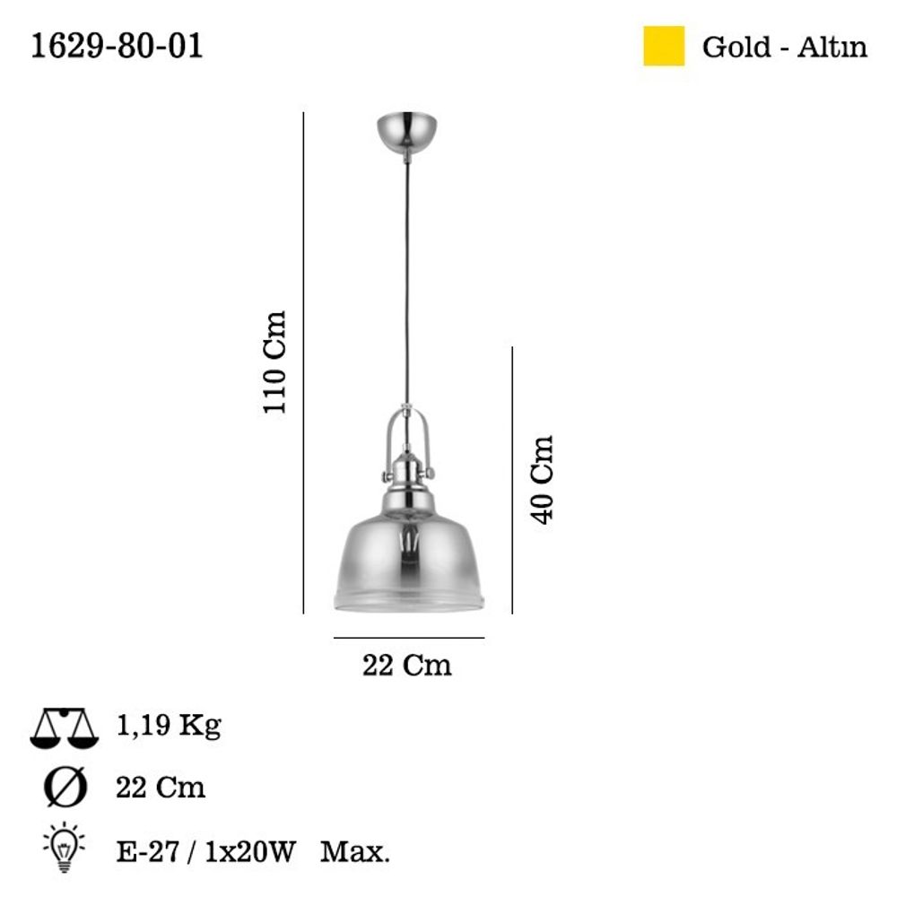 Luster Mago – 80-01 – boje: antikni lak slika 3