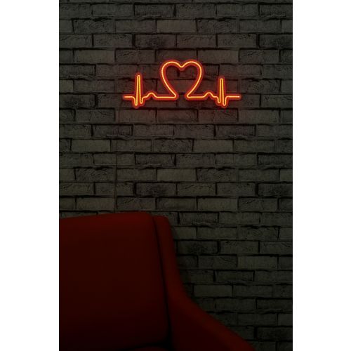 Wallity Ukrasna plastična LED rasvjeta, Love Rhythm - Red slika 2