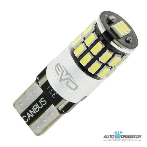 SIJALICA 12V T10 5050SMD 9 LED CANBUS BELA 2KOM slika 1