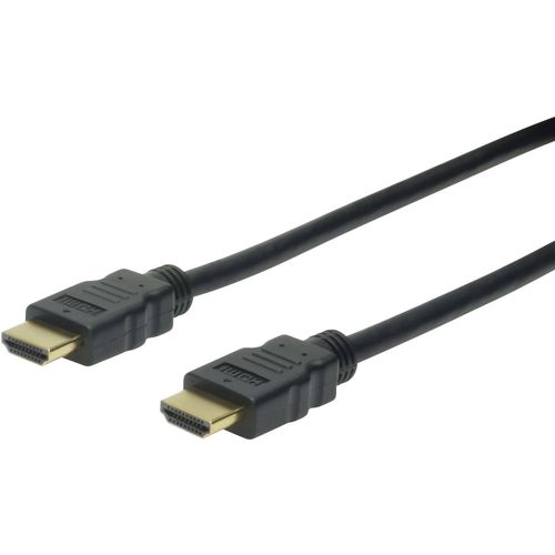 Digitus HDMI priključni kabel HDMI A utikač, HDMI A utikač 3.00 m crna AK-330107-030-S audio povratni kanal (arc), pozlaćeni kontakti, Ultra HD (4K) HDMI HDMI kabel slika 2