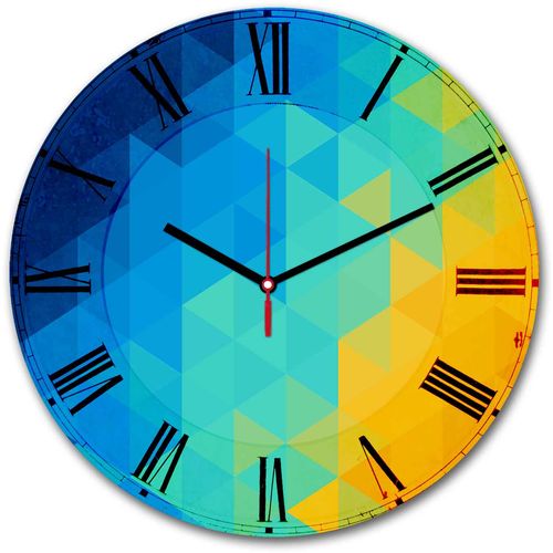 3030MS-020 Multicolor Decorative MDF Clock slika 2