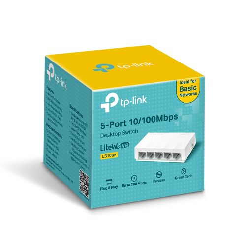 TP-LINK LS1005 Mrežni Switch s 5 Portova 100Mbps slika 2