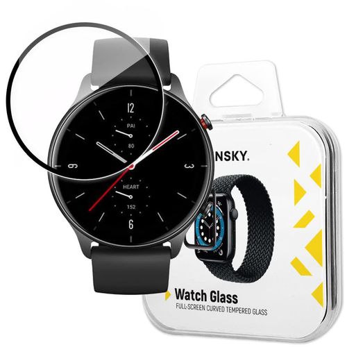 Wozinsky Watch Glass Hybrid Glass za Xiaomi Amazfit GTR 2E crno slika 1