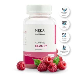 Beauty gummies raspberry - 60 hranjivih gumenih bombona