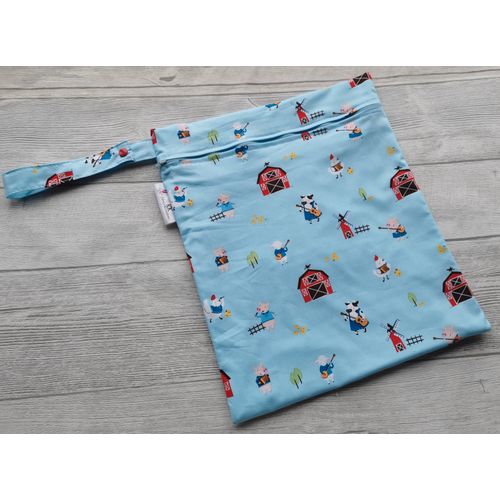 Wetbag 33x38cm, happy farm slika 1