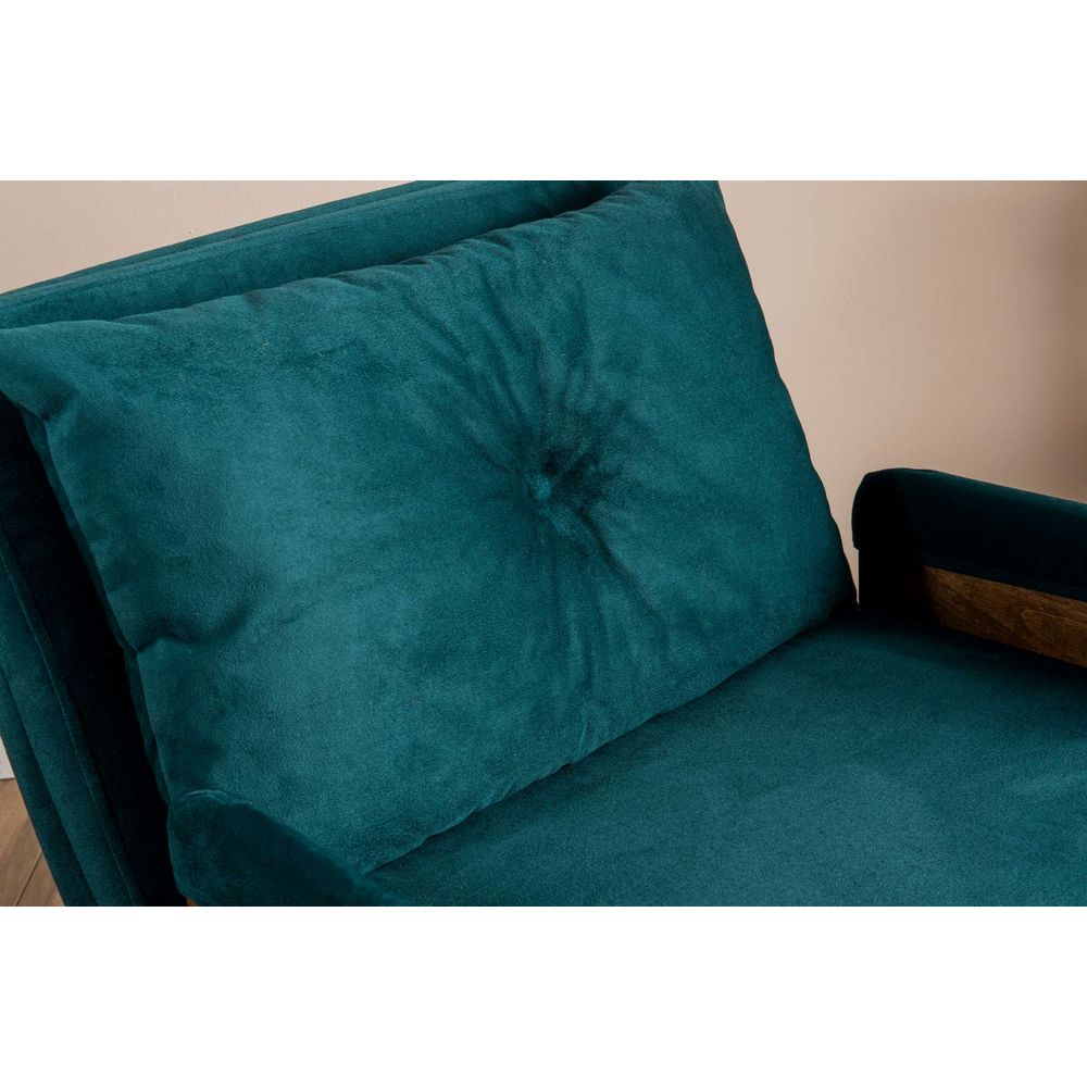 Sofa-krevet Cosmo Single - Petrol Zelena slika 9