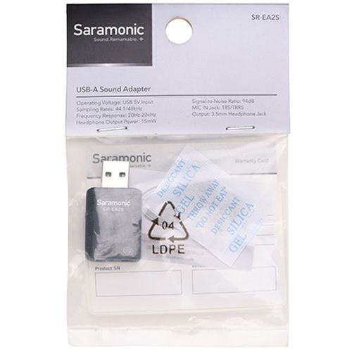 SARAMONIC SR-EA2S USB-A to 3.5mm TRS/TRRS Audio & Mic Adapter slika 4