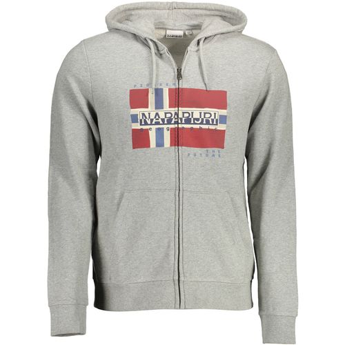 NAPAPIJRI SWEATSHIRT WITH ZIP MAN GRAY slika 1