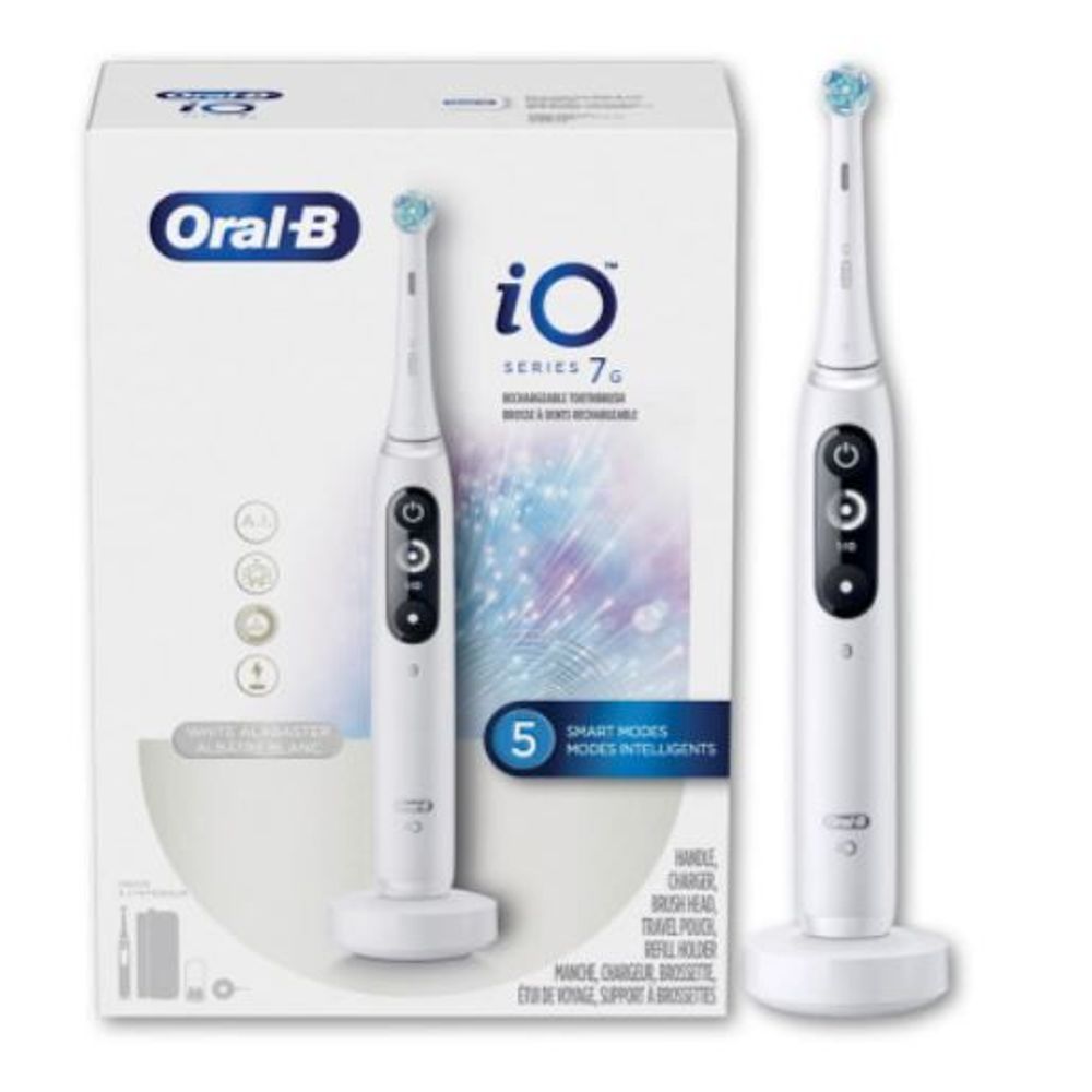 Oral B Električna Četkica Za Zube Io Series 7 White Alabaster slika 7